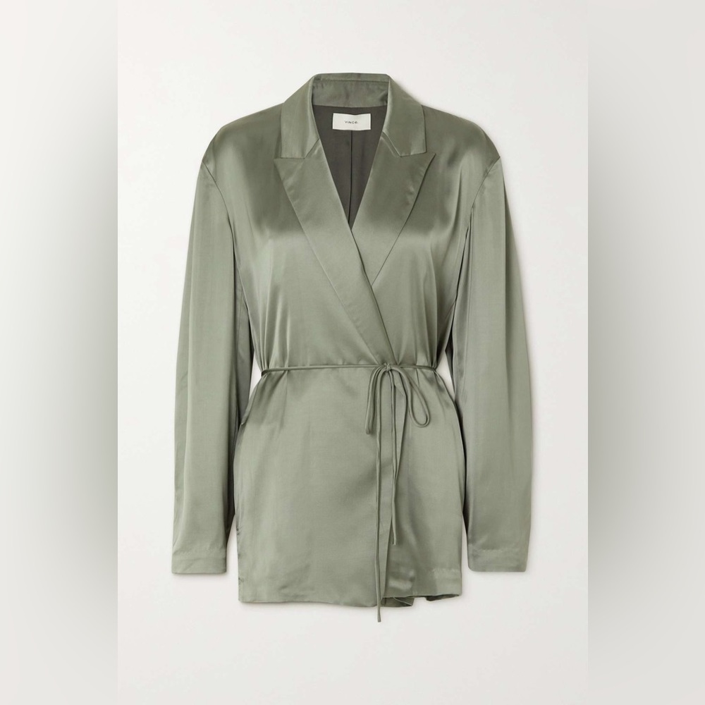 ‼️RARE‼️silky drapey blazer from Vince NWOT